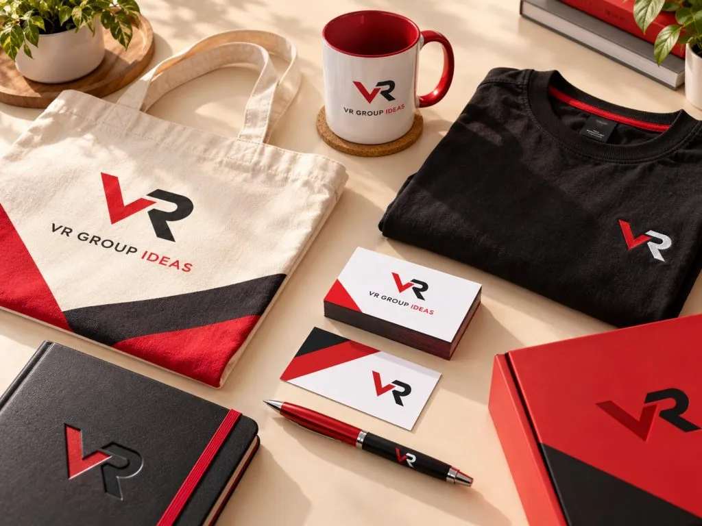 Materiales de empresa con una misma imagen